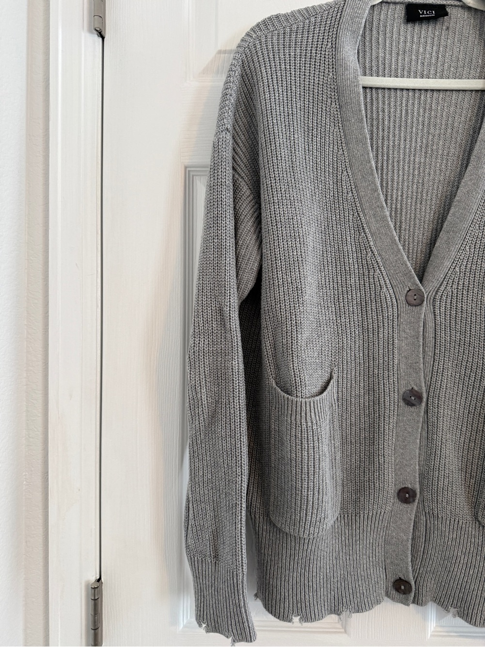100% Cotton Grandpa Cardigan - Picture 3 of 13